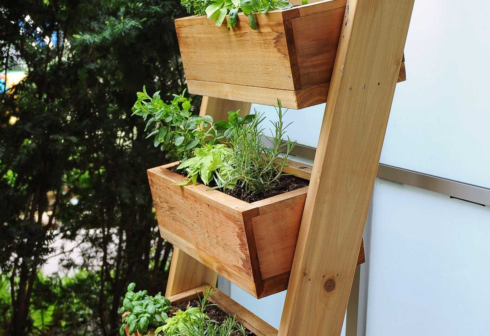Build a Vertical Herb Garden